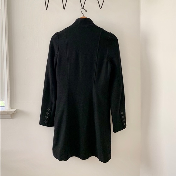 Pepe Jeans Swing/Babydoll Style Black Coat Size XS - Picture 4 of 8